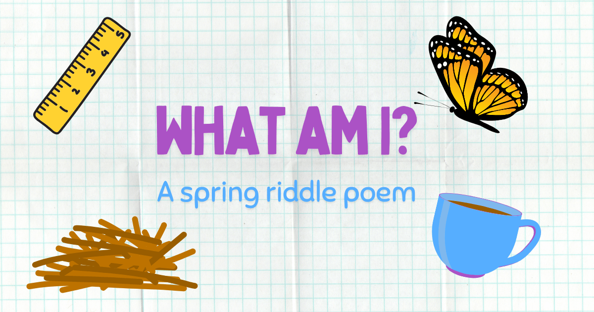 spring riddle poem for grade 2