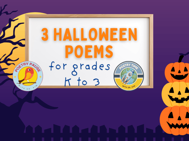 3 Halloween Poems for&nbsp;K-3